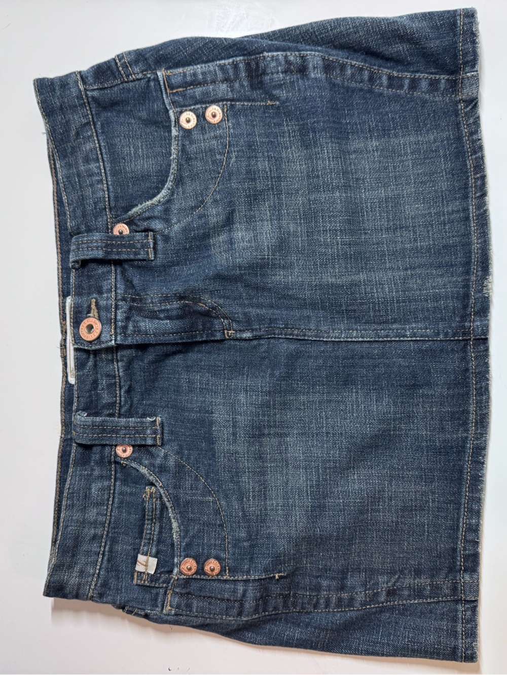Z. Cavaricci Dark Blue Denim Mini Skirt